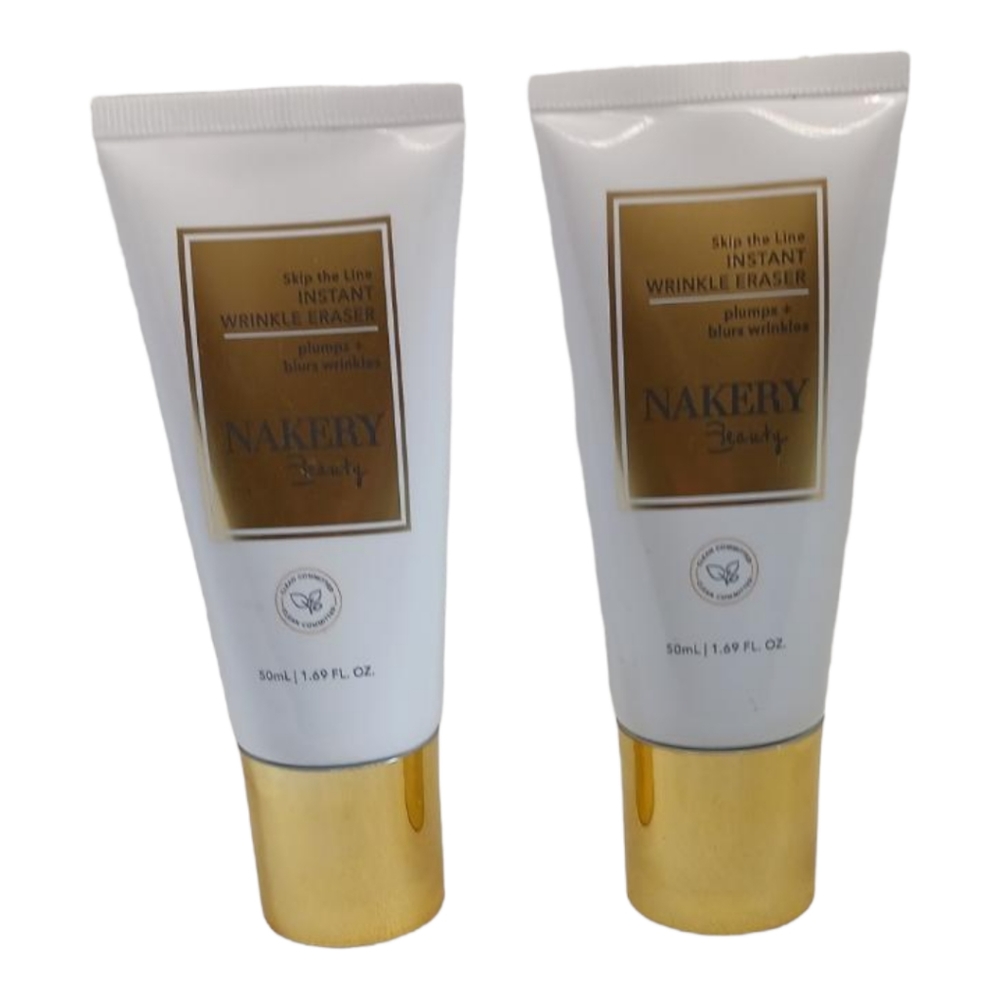 Skip the Line,Instant Wrinkle Reducer by NakeryBeauty, plumps and blurs wrinkles